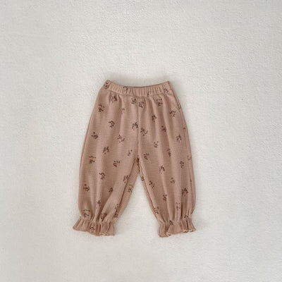 Pantalones Largos Elásticos con Estampado Waffle y Ajuste en Tobillo - Image 6