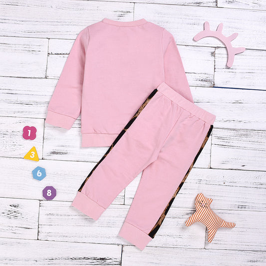 Suéter Bicolor Estampado Leopardo con Detalles de Cuentas - Image 2