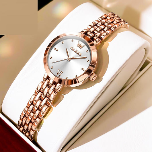Reloj de Cuarzo Resistente al Agua para Mujer - Diseño Elegante y Simple - Image 3