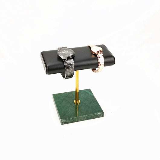 Organizador de Relojes en Cuero PU Negro con Base de Mármol - Image 4