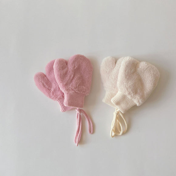Guantes Térmicos para Bebé con Forro Polar y Dedos Separados