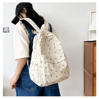 Mochila Escolar Casual Minimalista para Estudiantes - Diseño Veraniego - Image 19