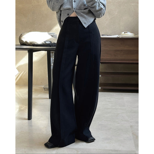 Pantalones Slim Rectos Sueltos para Mujer - Image 2