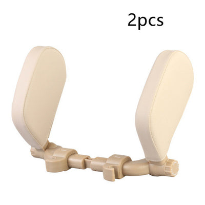 Almohada Cervical Ajustable para Auto - Soporte Ergonómico de Cuero para Viajes - Image 18