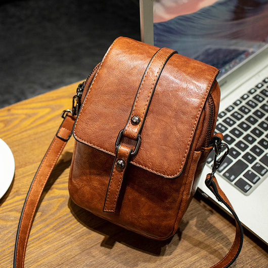 Bolso Bandolera Retro para Mujer - Bolsa de Hombro Único para Teléfono y Accesorios - Image 6
