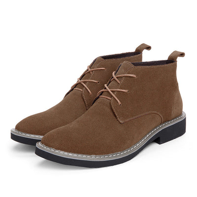 Botas Martin de Cuero Elevadoras para Hombre - Caña Media con Gamuza - Image 4