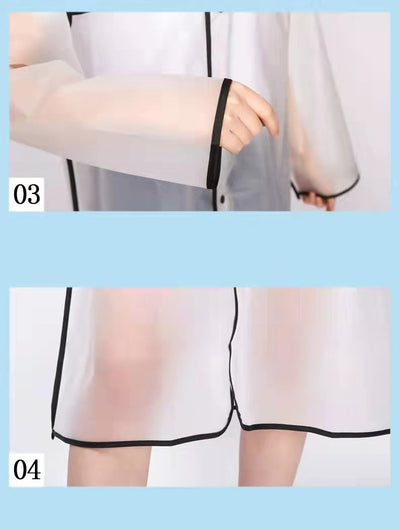 Impermeable Transparente de Una Pieza para Senderismo y Viajes - Image 14