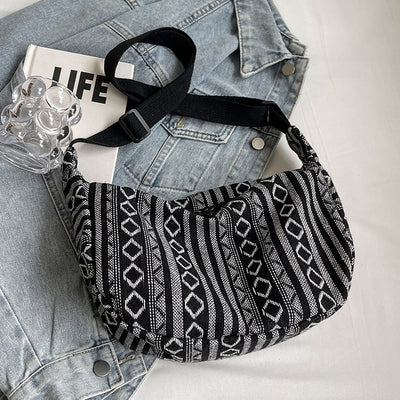 Bolso Bandolera Étnico Dumpling de Gran Capacidad - Estilo Moderno para Mujer - Image 6