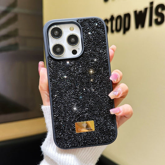 Funda Protectora para Celular con Cristales de Lujo - Diseño Diamante Completo - Image 15