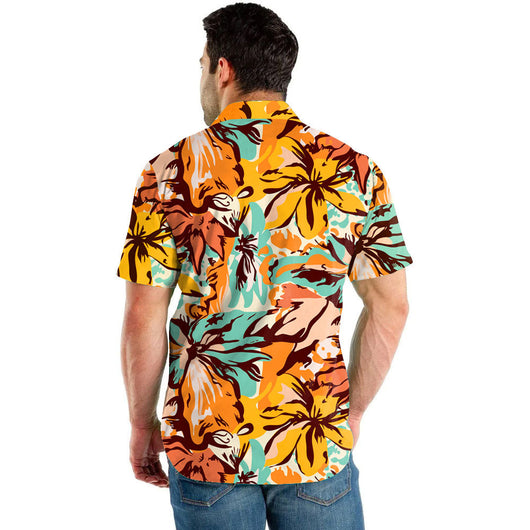 Conjunto Playero Hombre - Camisa y Pantalón Estampado Vacaciones Playa - Image 12