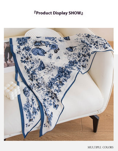 Pañuelo Versátil de Poliéster con Estampado Vintage - Image 22