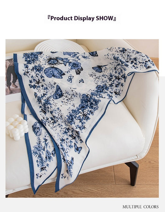 Pañuelo Versátil de Poliéster con Estampado Vintage - Image 22