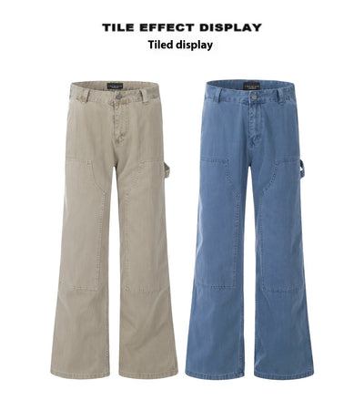 Jeans Rectos Sueltos Estilo Retro con Bolsillos para Mujer - Image 20