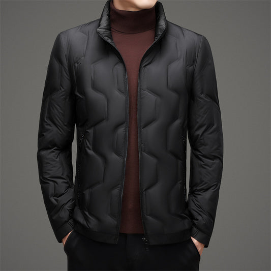 Chaqueta Acolchada Ligera con Cuello Alto para Invierno