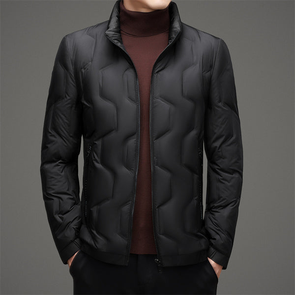 Chaqueta Acolchada Ligera con Cuello Alto para Invierno
