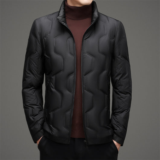 Chaqueta Acolchada Ligera con Cuello Alto para Invierno