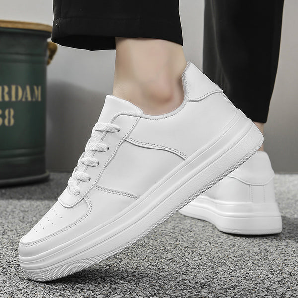 Zapatos Plataforma Blancos Talla Grande para Hombre - Primavera y Verano