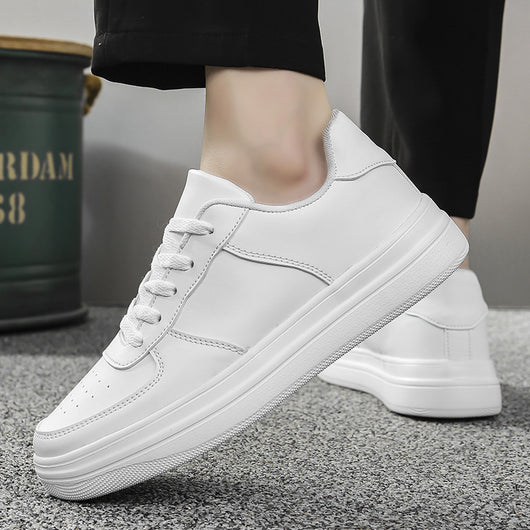 Zapatos Plataforma Blancos Talla Grande para Hombre - Primavera y Verano - Image 2