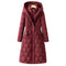 Abrigo Acolchado de Algodón para Invierno - Chaqueta Térmica Midi Mujer