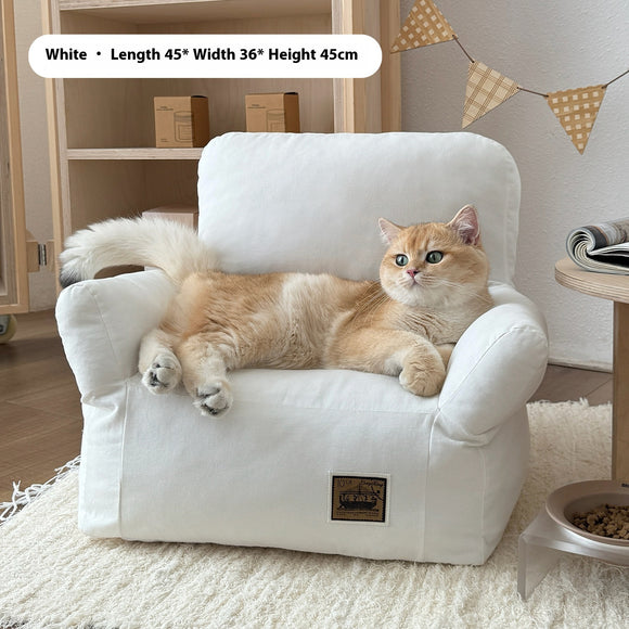Cama Sofá para Mascotas con Diseño Acogedor - Lavable y Transpirable