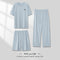 Pijama Hombre Modal Verano - Set 3 Piezas Manga Corta Transpirable