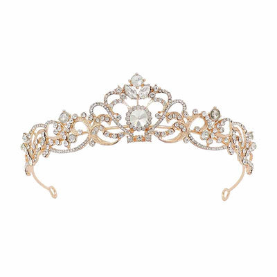 Corona de Novia con Diamantes de Imitación - Diadema para Vestido de Boda - Image 9