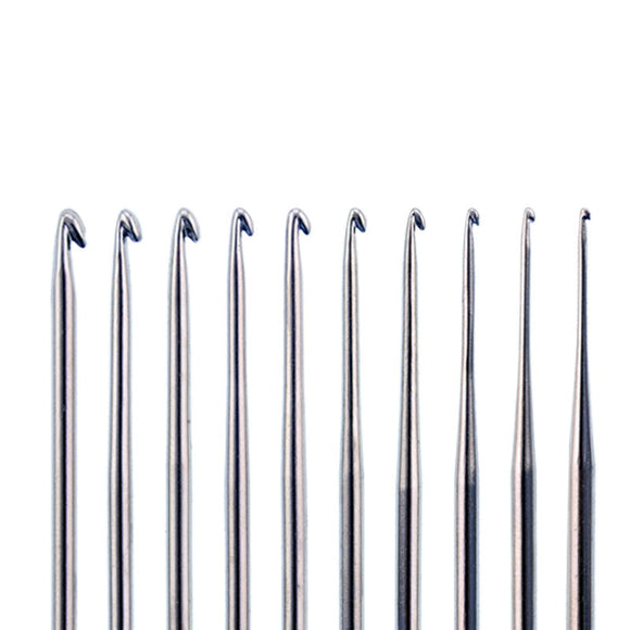 Set de 100 Agujas para Tejer Fácil y 22 Alfileres de Crochet Oxidados