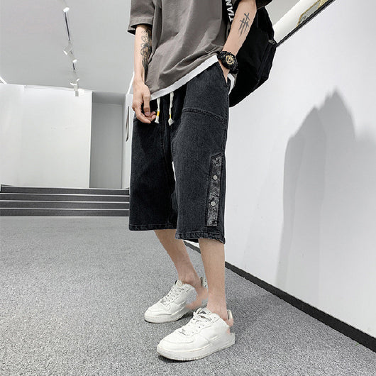 Pantalones Cortos de Trabajo Talla Grande Holgados con Cinco Bolsillos - Image 13