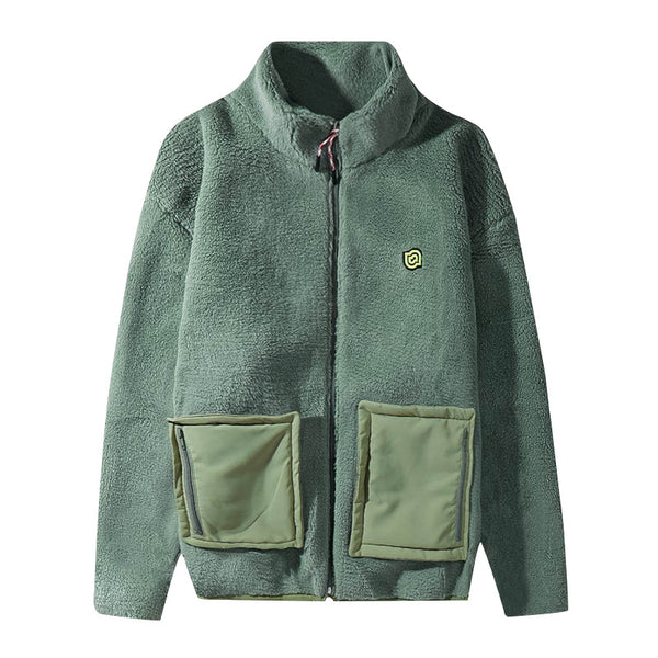 Abrigo de Lana de Cordero con Bolsillos Grandes - Colores Variados para Hombre - Image 8