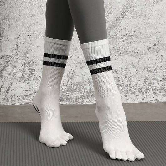Calcetines Yoga Antideslizantes Profesionales Largos al por Mayor - Image 7