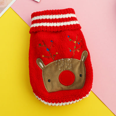 Suéter Tejido Hueco con Moño para Perros y Gatos - Image 20