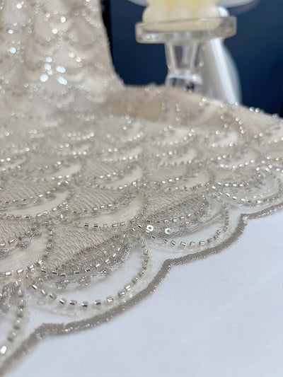 Falda Brillante con Lentejuelas en Abanico Efecto Escama - Image 15