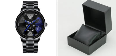 Reloj de Cuarzo Impermeable con Ruedas de Acero Inoxidable para Hombre - Image 24