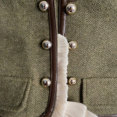 Conjunto Dos Piezas: Abrigo y Falda Plisada - Image 24