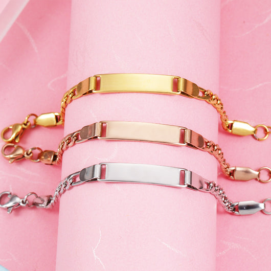 Pulseras y Anillos Infantiles Acero Inoxidable Estilo Europeo - Image 4