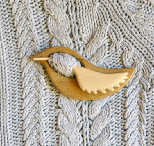 Broche de Chal de Madera Natural - Alfiler Elegante para Mujer - Image 7