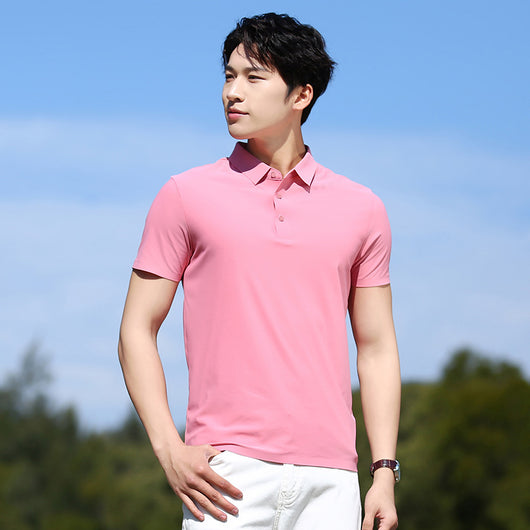 Polo Deportivo Hombre Ice Silk Elástico sin Costuras - Image 3