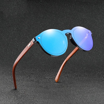 Gafas de Sol con Diseño Textura Madera - Image 7