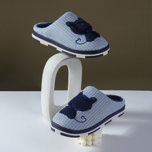 Pantuflas Cálidas de Algodón con Suela Antideslizante