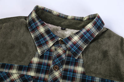 Camisa de Cuadros Gruesa y Cálida - Manga Larga Suelta y Cómoda - Image 18