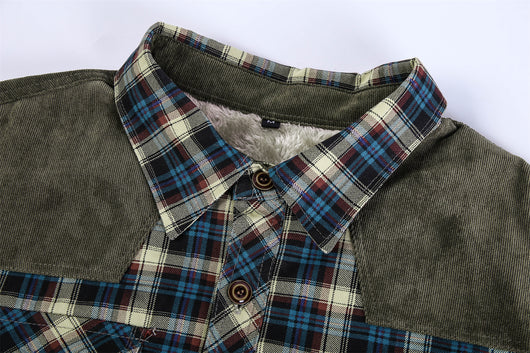 Camisa de Cuadros Gruesa y Cálida - Manga Larga Suelta y Cómoda - Image 18