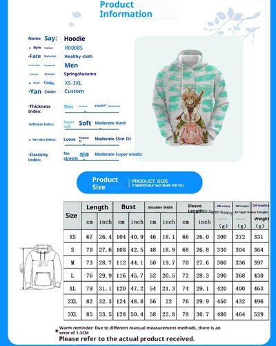 Sudadera Hoodie Impresa 3D con Diseño de Animales para Invierno - Image 7