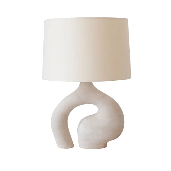 Lámpara de Mesa Nórdica Minimalista con Pantalla de Tela para Sala de Estar - Image 3