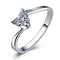 Anillo de Diamante para Mujer en Oro Blanco 950 - 30 Puntos