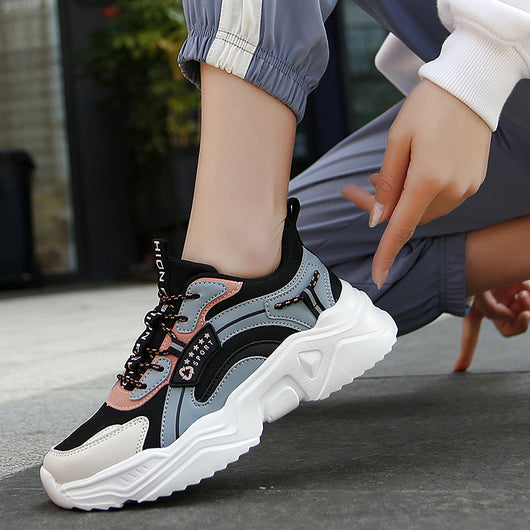 Zapatillas Deportivas Gruesas Blancas para Mujer - Estilo Trendy Casual Primavera Verano - Image 10