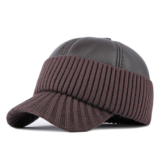 Gorra de Béisbol Inviernal con Orejeras en Cuero PU Acolchado - Image 5