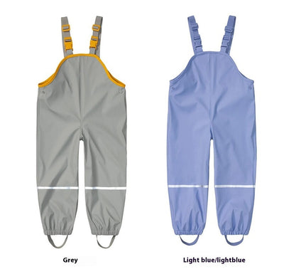 Pantalón Impermeable Transpirable con Tirantes para Niños - Image 20