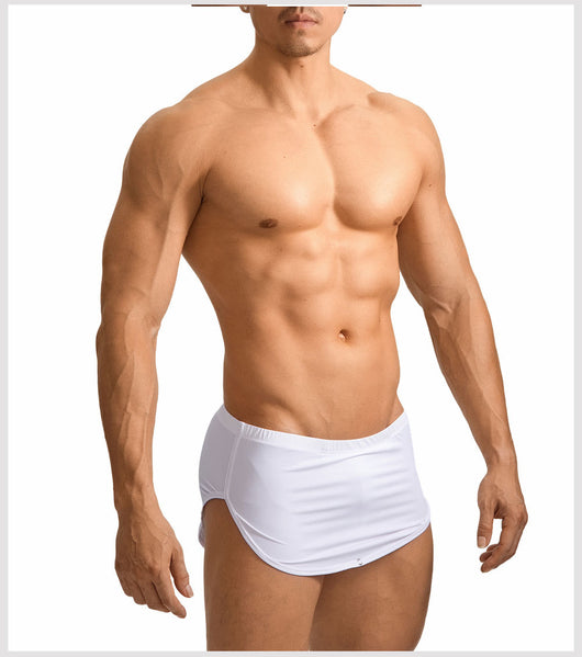 Shorts de Casa Tipo Bóxer en Seda de Hielo Cintura Baja para Hombre - Image 17