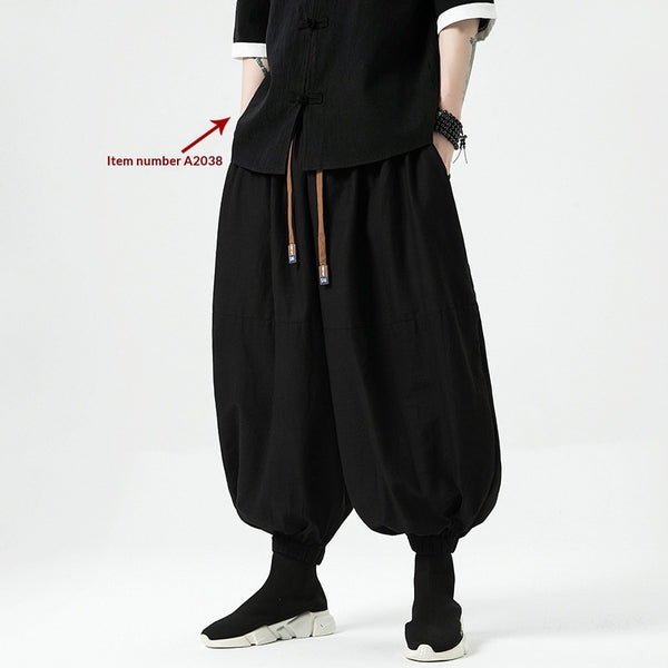 Pantalones Harem Casuales Holgados para Hombre