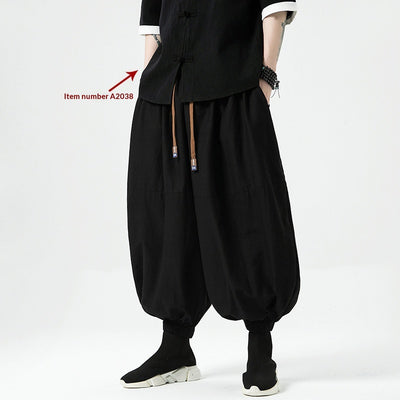 Pantalones Harem Casuales Holgados para Hombre
